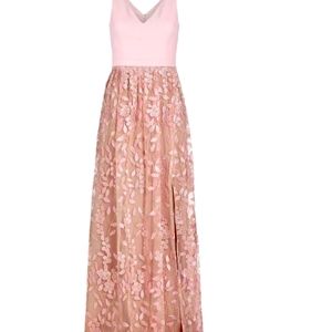 ADRIANNA PAPELL Embellished Tulle Dress